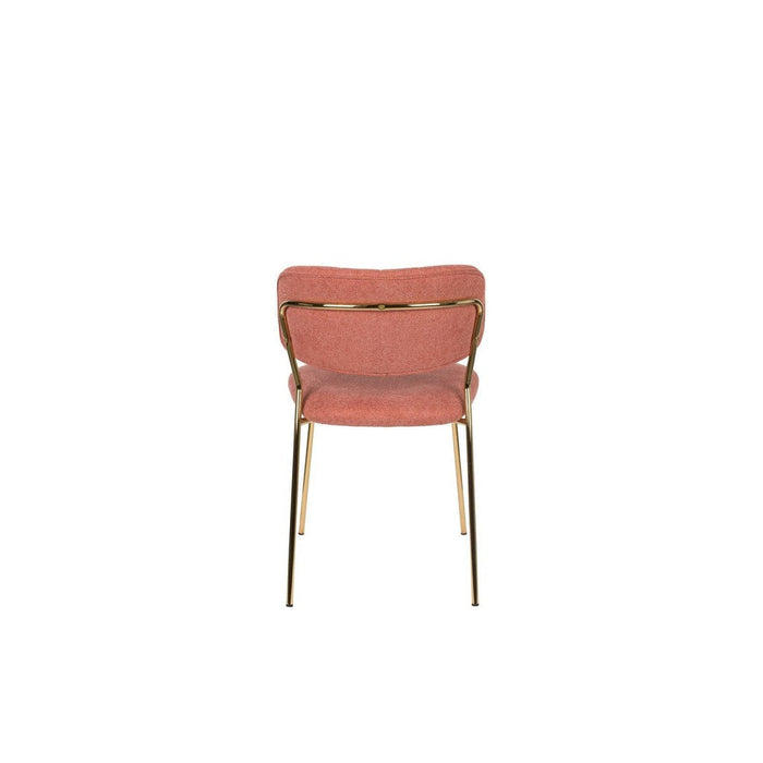 Stoel Jolien Gold/Pink-Eetkamerstoelen-Creating Home