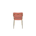 Stoel Jolien Gold/Pink-Eetkamerstoelen-Creating Home