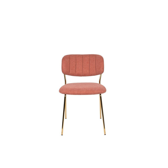 Stoel Jolien Gold/Pink-Eetkamerstoelen-Creating Home