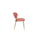 Stoel Jolien Gold/Pink-Eetkamerstoelen-Creating Home