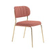 Stoel Jolien Gold/Pink-Eetkamerstoelen-Creating Home