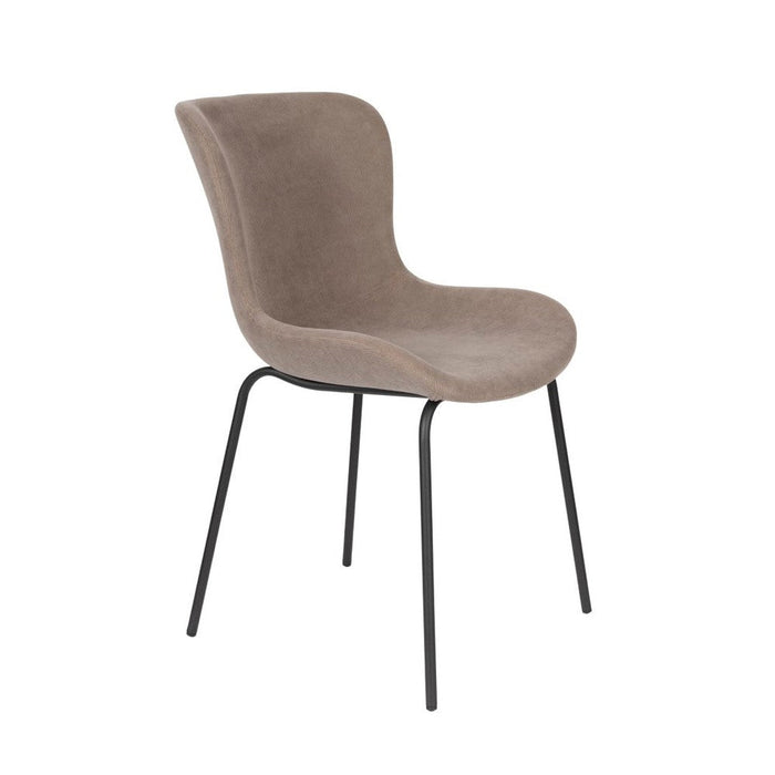 Stoel Junzo Rib Grey-Eetkamerstoelen-Creating Home