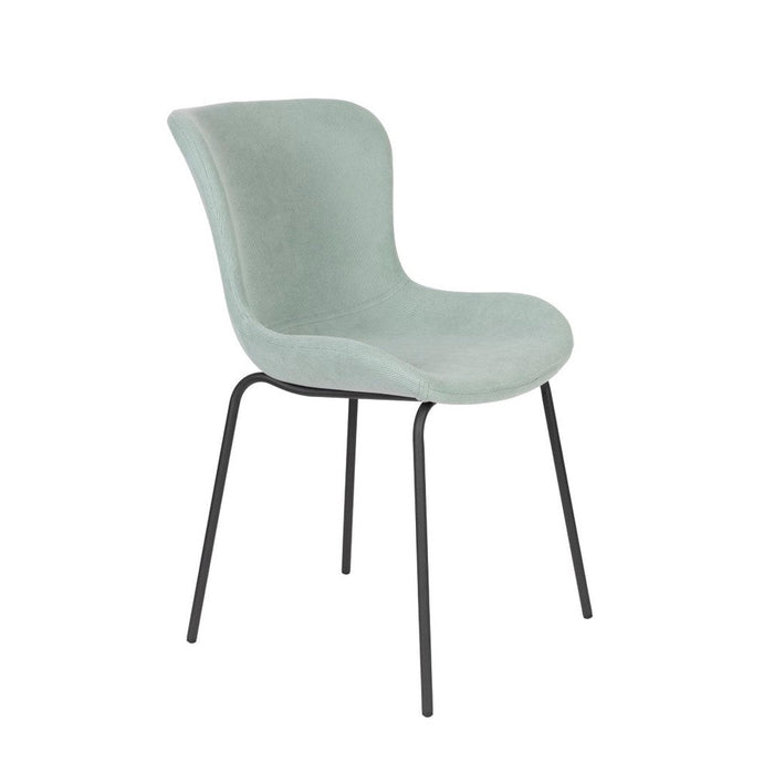 Stoel Junzo Rib Light Green-Eetkamerstoelen-Creating Home