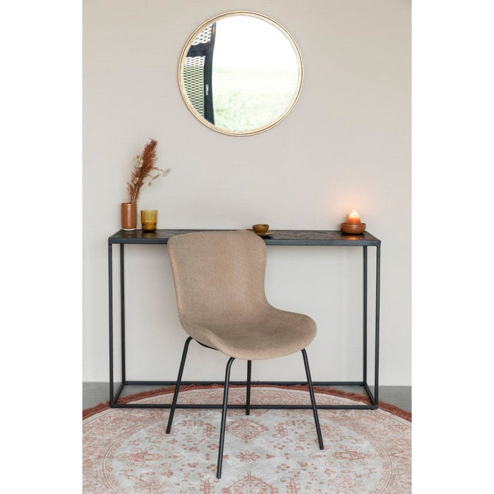 Stoel Junzo Rib Taupe-Eetkamerstoelen-Creating Home