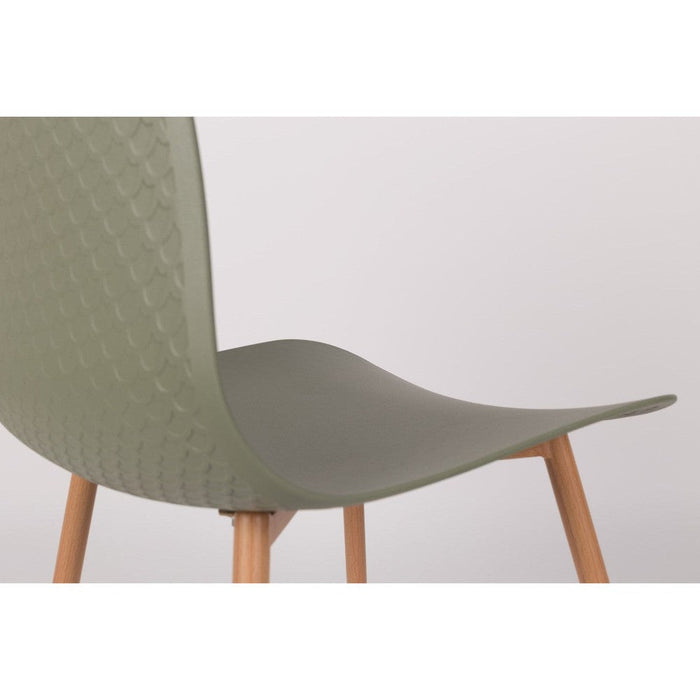 Stoel Leon Green-Eetkamerstoelen-Creating Home