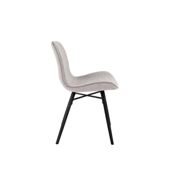 Stoel Lester Light Grey-Eetkamerstoelen-Creating Home