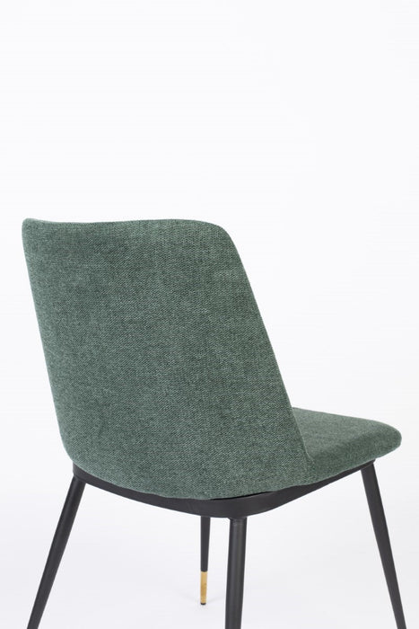 Stoel Lionel Groen-Eetkamerstoelen-Creating Home