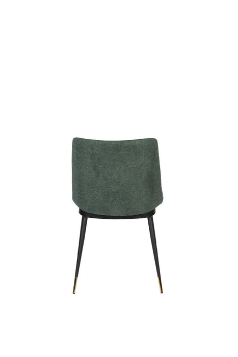 Stoel Lionel Groen-Eetkamerstoelen-Creating Home