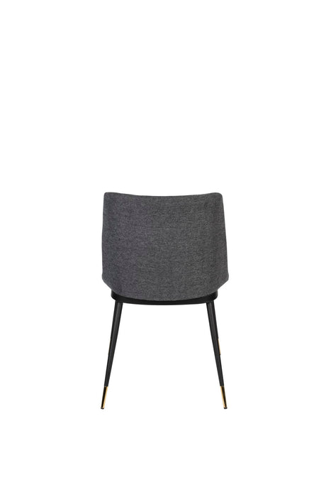 Stoel Lionel donker grijs-Eetkamerstoelen-Creating Home