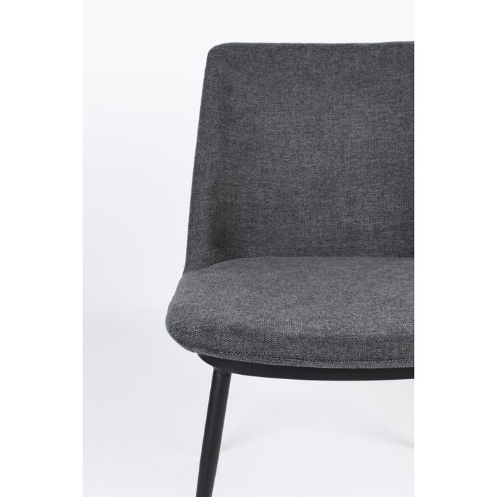 Stoel Lionel donker grijs-Eetkamerstoelen-Creating Home