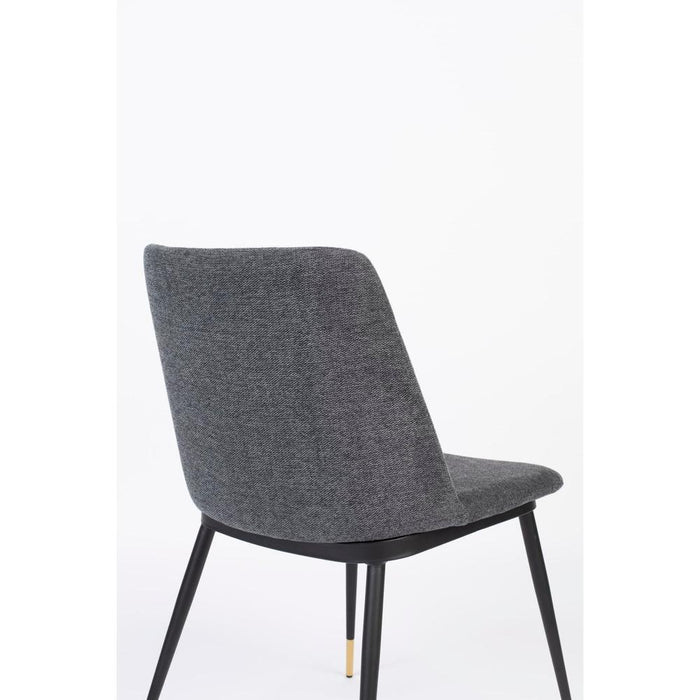 Stoel Lionel donker grijs-Eetkamerstoelen-Creating Home