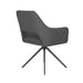 Stoel Mos Grijs met metalen draaivoet-Eetkamerstoelen-Creating Home