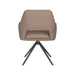 Stoel Mos Taupe met metalen draaivoet-Eetkamerstoelen-Creating Home