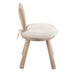 Stoel Oor konijn hout naturel-Eetkamerstoelen-J-Line