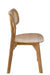 Stoel Pinda teak hout naturel-Eetkamerstoelen-J-Line