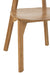 Stoel Pinda teak hout naturel-Eetkamerstoelen-J-Line