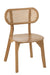 Stoel Pinda teak hout naturel-Eetkamerstoelen-J-Line
