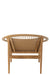 Stoel Rond teak hout naturel-Eetkamerstoelen-J-Line