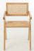 Stoel Rooster essenhout/rattan naturel-Eetkamerstoelen-J-Line