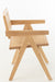 Stoel Rooster essenhout/rattan naturel-Eetkamerstoelen-J-Line