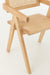 Stoel Rooster essenhout/rattan naturel-Eetkamerstoelen-J-Line