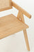 Stoel Rooster essenhout/rattan naturel-Eetkamerstoelen-J-Line