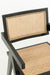 Stoel Rooster essenhout/rattan zwart-Eetkamerstoelen-J-Line