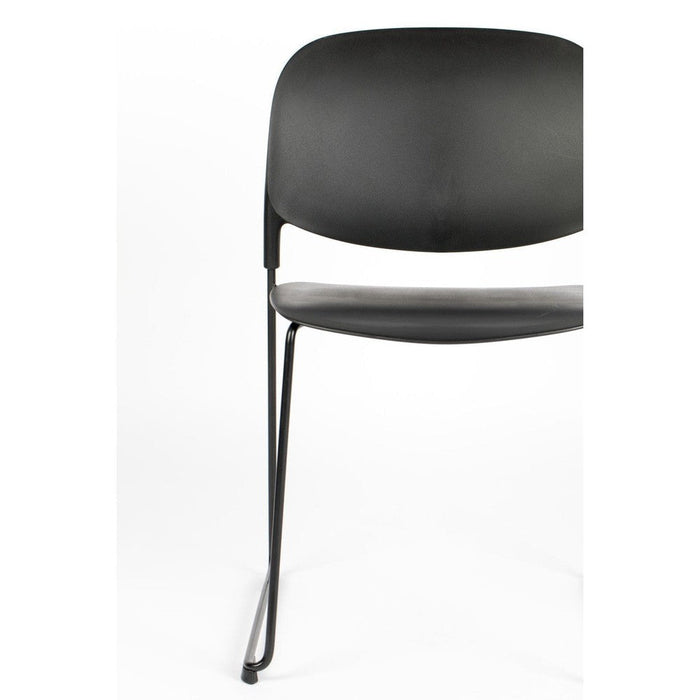 Stoel Stacks Black-Eetkamerstoelen-Creating Home