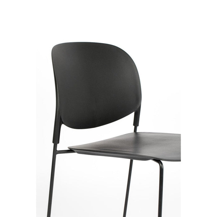 Stoel Stacks Black-Eetkamerstoelen-Creating Home