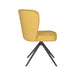 Stoel Stan Oker met metalen draaivoet-Eetkamerstoelen-Creating Home