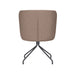 Stoel Stan Taupe met spinpoot draaivoet-Eetkamerstoelen-Creating Home
