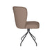 Stoel Stan Taupe met spinpoot draaivoet-Eetkamerstoelen-Creating Home
