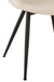 Stoel Stof/metaal wit-Eetkamerstoelen-J-Line