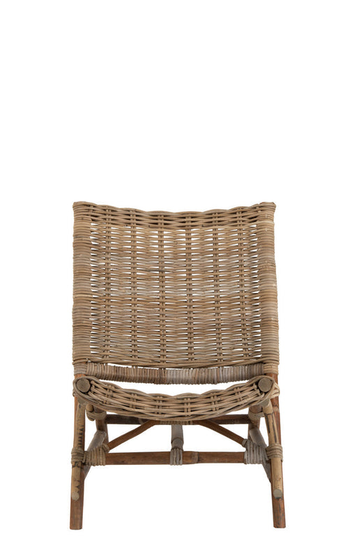 Stoel Strand teak hout naturel-Buitenstoel-J-Line