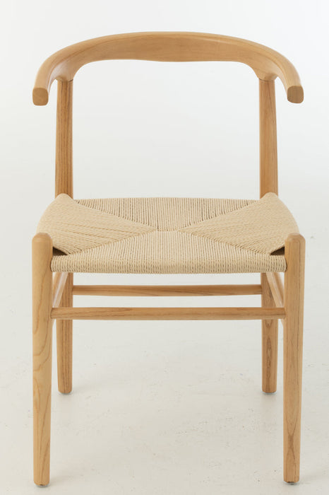Stoel Toon beukenhout/touw naturel-Eetkamerstoelen-J-Line