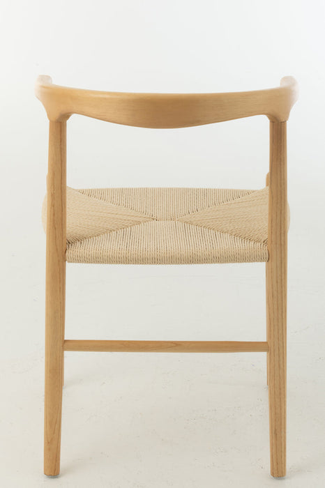 Stoel Toon beukenhout/touw naturel-Eetkamerstoelen-J-Line