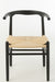 Stoel Toon beukenhout/touw zwart-Eetkamerstoelen-J-Line