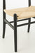 Stoel Toon beukenhout/touw zwart-Eetkamerstoelen-J-Line