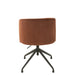 Stoel Turn/up/down fluweel donker bruin-Eetkamerstoelen-J-Line