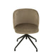 Stoel Turn/up/down fluweel donker grijs-Eetkamerstoelen-J-Line