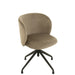 Stoel Turn/up/down fluweel donker grijs-Eetkamerstoelen-J-Line