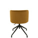 Stoel Turn/up/down fluweel oker-Eetkamerstoelen-J-Line