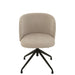 Stoel Turn/up/down textiel beige-Eetkamerstoelen-J-Line