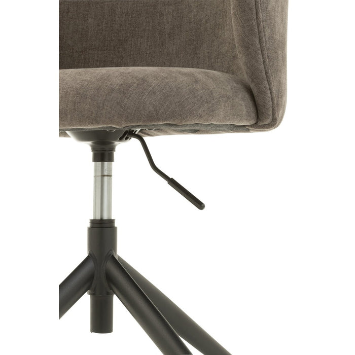 Stoel Turn/up/down textiel donker grijs-Eetkamerstoelen-J-Line