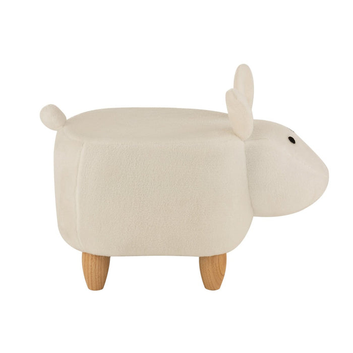 Stoel Voor kind schaap hout/textiel wit-Eetkamerstoelen-J-Line