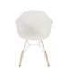 Stoel Willy schommel pp wit-Eetkamerstoelen-J-Line