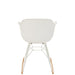 Stoel Willy schommel pp wit-Eetkamerstoelen-J-Line