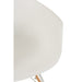 Stoel Willy schommel pp wit-Eetkamerstoelen-J-Line