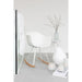 Stoel Willy schommel pp wit-Eetkamerstoelen-J-Line