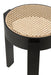 Stool Pune Mango Wood Black-Krukjes-J-Line